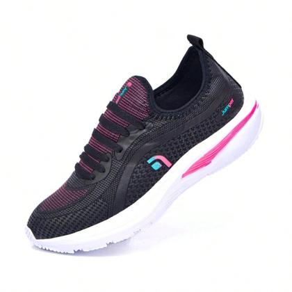 Imagem de Tênis Feminino Leve Macio Confortável Academia Caminhada Corrida e Exercício Funcional