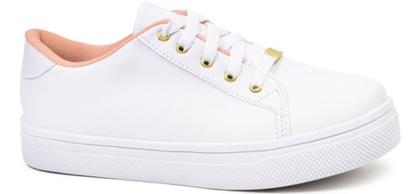 Imagem de Tênis Feminino Masculino Casual Branco Confortável Envio Imediato
