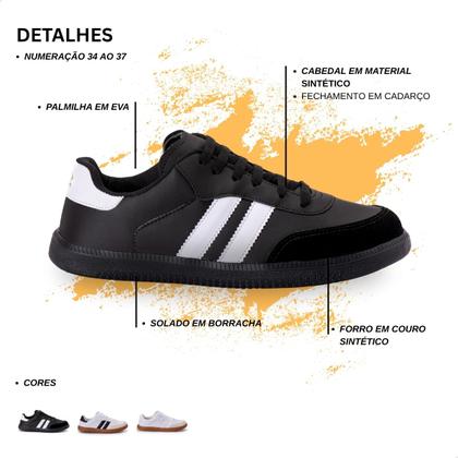 Imagem de Tênis Feminino Masculino Sapatenis Casual Confortável Macio Elegante Para o Dia a Dia