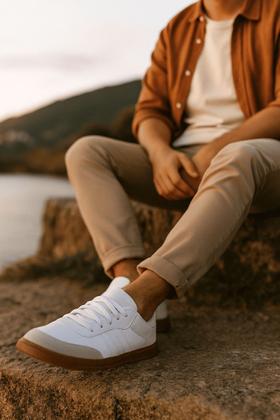 Imagem de Tênis Feminino Masculino Sapatenis Casual Confortável Macio Elegante Para o Dia a Dia