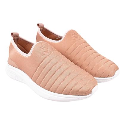 Imagem de Tênis feminino meia calce fácil slip on leve flexível confortável para caminhada academia vl02