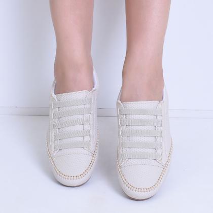 Imagem de Tênis Feminino Mocatênis Confort Off White Elastico Izabela Araújo