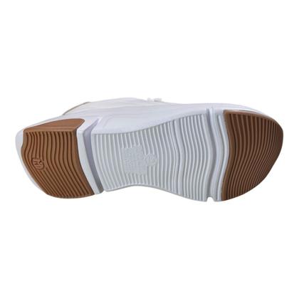 Imagem de Tenis Feminino Modare Casual Plataforma Conforto Cadarço Elástico Branco
