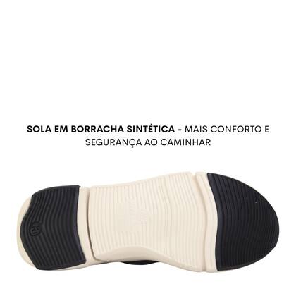 Imagem de Tênis Feminino Modare Plataforma Casual Confortável 7401.105 - Preto - 38