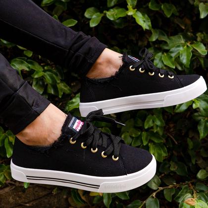 Imagem de Tênis Feminino Moleca Casual Sapatênis Conforto Estilo Original