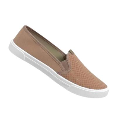 Imagem de Tênis Feminino Moleca Nude Napa Tressê Casual Conforto