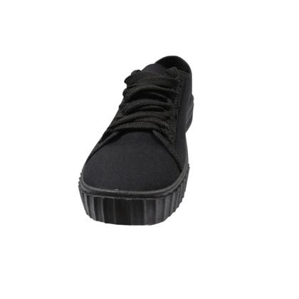 Imagem de Tenis feminino moleca todo preto confortável e versátil