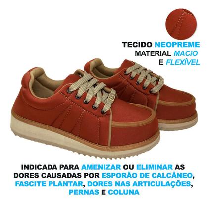 Imagem de Tênis Feminino Mundo Flex Anatômico Ortopédico Confortável Casual Terapêutico Versátil Macio Flexível