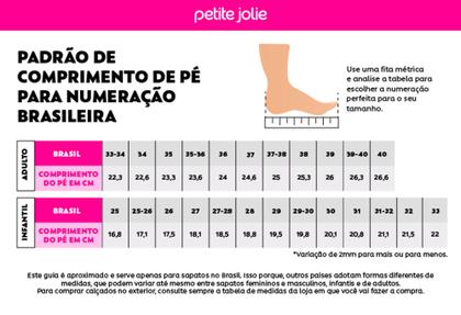 Imagem de Tênis feminino original petite jolie hype meia preto pj5517