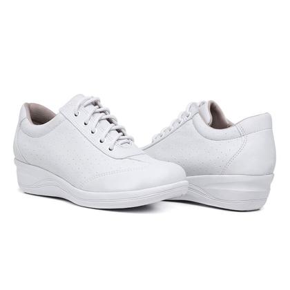 Imagem de Tênis Feminino Ortopédico Conforto Com Cadarço Pizaflex
