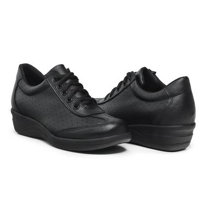 Imagem de Tênis Feminino Ortopédico Conforto Com Cadarço Pizaflex