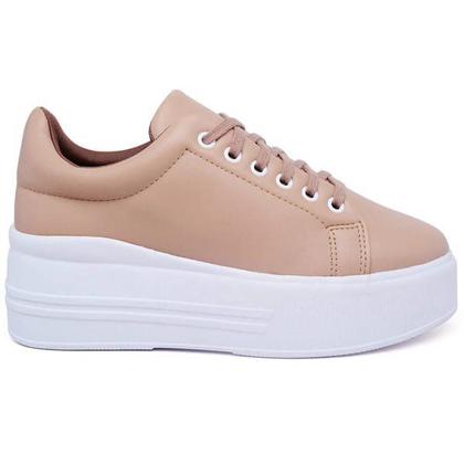 Imagem de Tênis Feminino Plataforma Flatform Nude