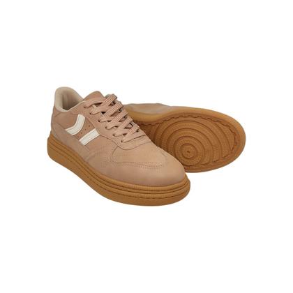 Imagem de Tênis Feminino Plataforma Nobuck Confortável Moleca 5816101