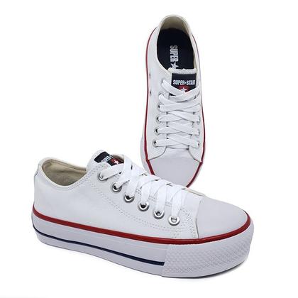 Imagem de Tênis Feminino Plataforma Super Star New York Low Branco