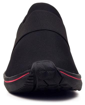 Tênis Feminino Preto Meia Confort Calce Fácil Leve Sliper On sem