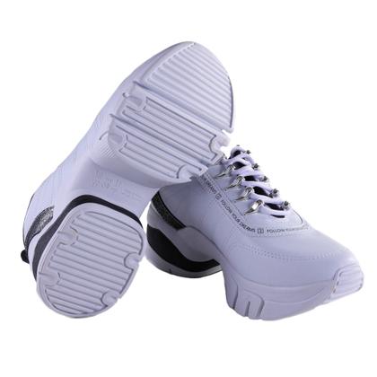 Imagem de Tênis Feminino Ramarim Chunky Branco/Preto