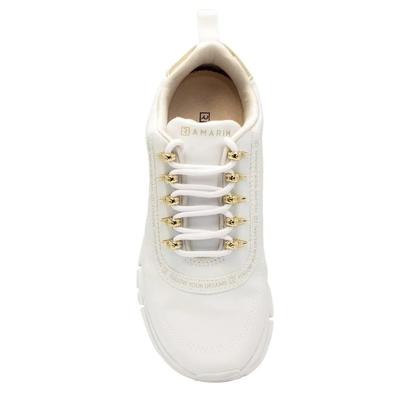 Imagem de Tênis Feminino Ramarim Sneaker Dad Chunky 2480102 Brilho Dourado