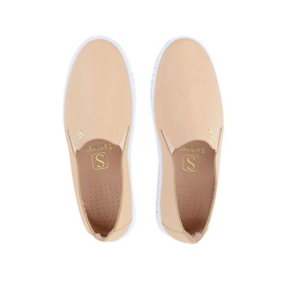 Imagem de Tênis Feminino Santinelli Slip On Pixel Saara Bege - 1528