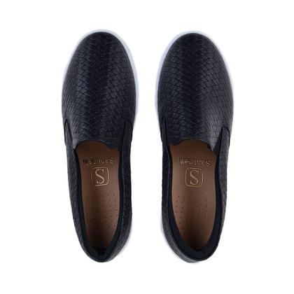 Imagem de Tênis Feminino Santinelli Slip On Preto - 1490