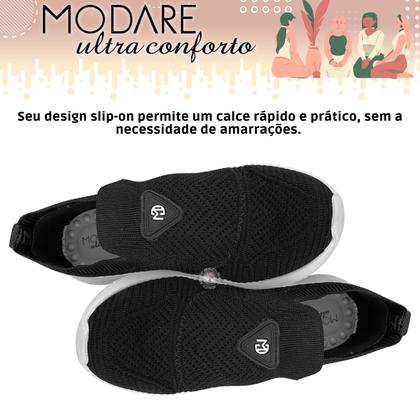 Imagem de Tênis Feminino Sem Cadarço Lançamento Slip On Modare Ultra Conforto 7378-108