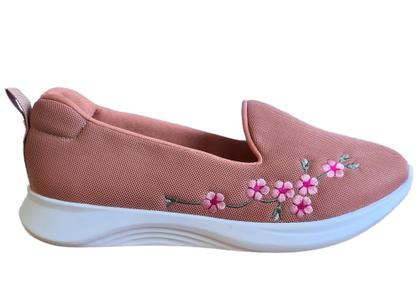 Imagem de Tênis Feminino Sem cadarço Slip On Confort Bordado Jaques Couto Shoes