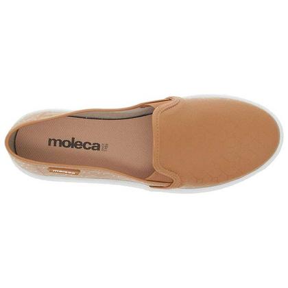 Imagem de Tênis Feminino Slip On Flatform Camel Moleca 5712.304