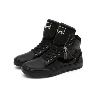 Imagem de Tenis Feminino Sneaker Fitness Academia Couro com Ziper + Relógio