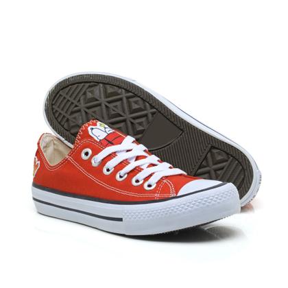 Imagem de Tenis Feminino Snoopy All Cano Baixo Star Clássico Com Qualidade 925snpTe