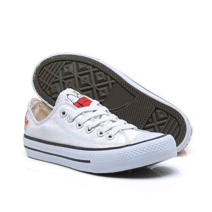 Imagem de Tenis Feminino Snoopy All Cano Baixo Star Clássico Com Qualidade 925snpTe