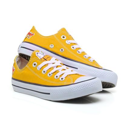 Imagem de Tenis Feminino Snoopy All Cano Baixo Star Clássico Com Qualidade 925snpTe
