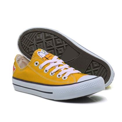 Imagem de Tenis Feminino Snoopy All Cano Baixo Star Clássico Com Qualidade 925snpTe