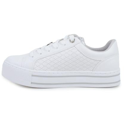 Imagem de Tênis Feminino Via Marte Casual Plataforma Branco - 010013