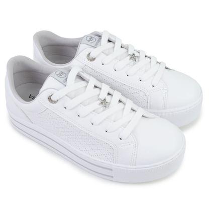 Imagem de Tênis Feminino Via Marte Casual Plataforma Branco - 010013
