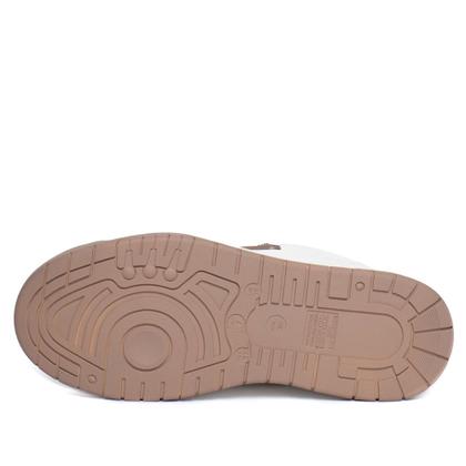 Imagem de Tênis Feminino Via Marte Casual Recortes Branco/Marrom