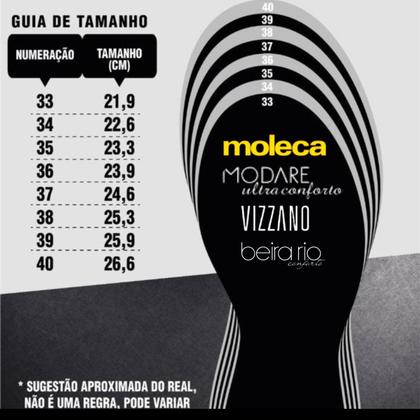 Imagem de Tênis Feminino Vizzano Pelica Casual Basico Bicolor Branco Estiloso