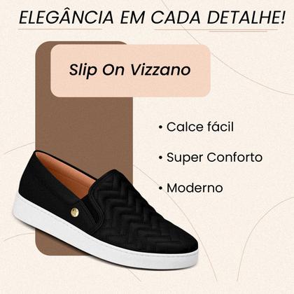 Imagem de Tênis Feminino Vizzano Slip On Casual Conforto e Estilo Urbano