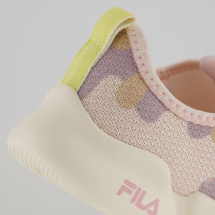 Imagem de Tenis Fila Funny Juvenil Bege e Lilás