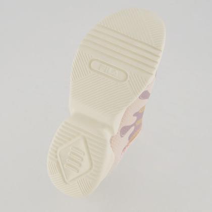 Imagem de Tenis Fila Funny Juvenil Bege e Lilás