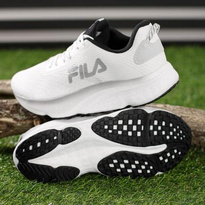 Imagem de Tênis Fila Maxximus Branco Preto e Cinza - Masculino