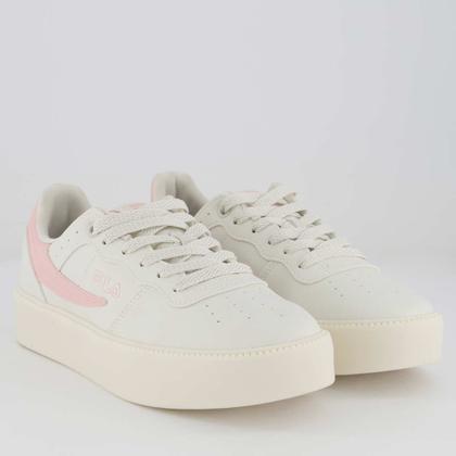 Imagem de Tênis Fila Original Fitness Bold Feminino Branco e Rosa