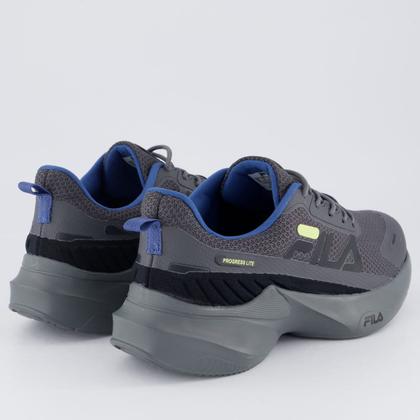 Imagem de Tênis Fila Progress Lite Cinza e Preto