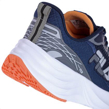 Imagem de Tênis Fila Racer Comet Marinho Laranja e Cinza - Masculino