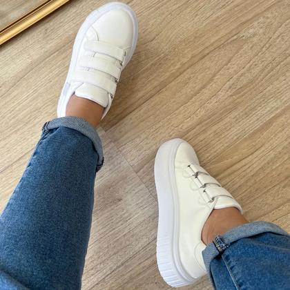 Imagem de Tênis Flatform Dalila Branco