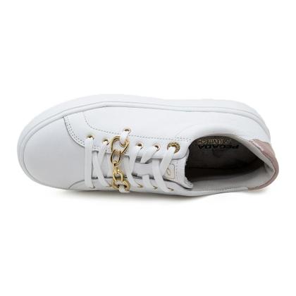 Imagem de Tênis Flatform Feminino Pegada 211202 Branco