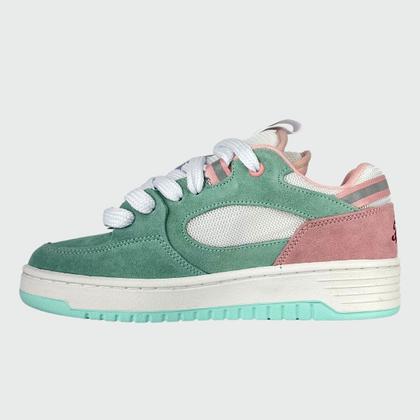 Imagem de Tênis Freeday Switch Verde Claro Rosa Branco