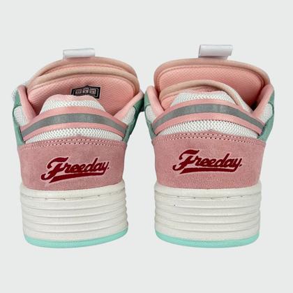 Imagem de Tênis Freeday Switch Verde Claro Rosa Branco
