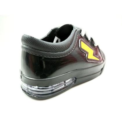 Imagem de Tênis Giovana Infantil Baby Menina/Menino Rosa/Preto Com LED Que Pisca - Ref 1616