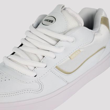 Imagem de Tênis Hocks Puff - Goldie (Branco/Dourado)