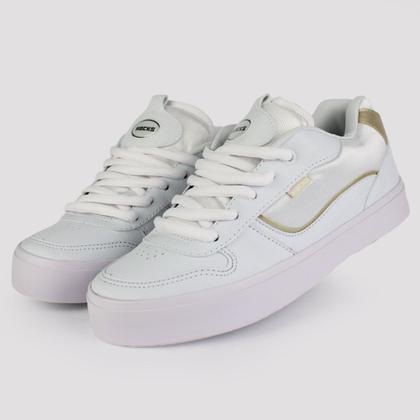 Imagem de Tênis Hocks Puff - Goldie (Branco/Dourado)