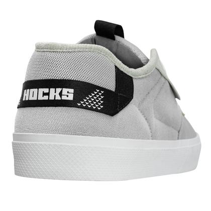 Imagem de Tênis Hocks Unissex Lona Flat Core Cascalho  Cinza